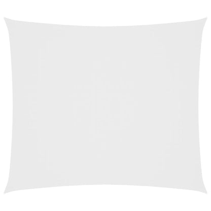 Parasole a Vela in Tessuto Oxford Rettangolare 2x2,5m Bianco | homemem39
