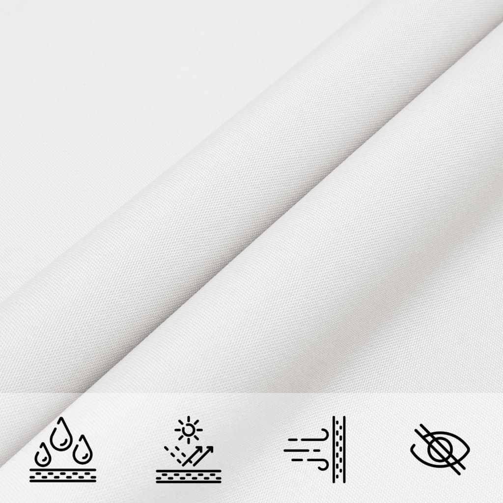 Parasole a Vela in Tessuto Oxford Rettangolare 2x3 m Bianco | homemem39