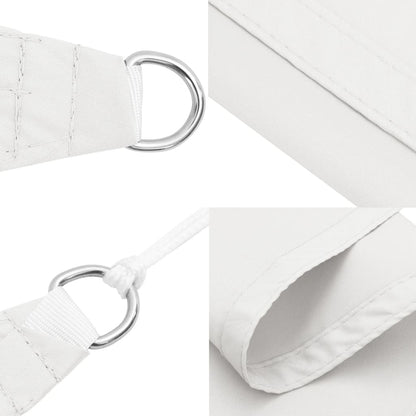 Parasole a Vela in Tessuto Oxford Rettangolare 2x3,5 m Bianco | homemem39