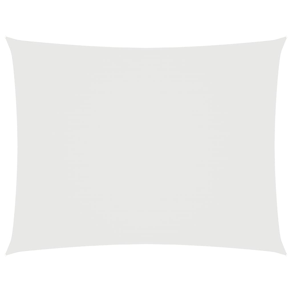 Parasole a Vela Oxford Rettangolare 2,5x3,5 m Bianco - homemem39