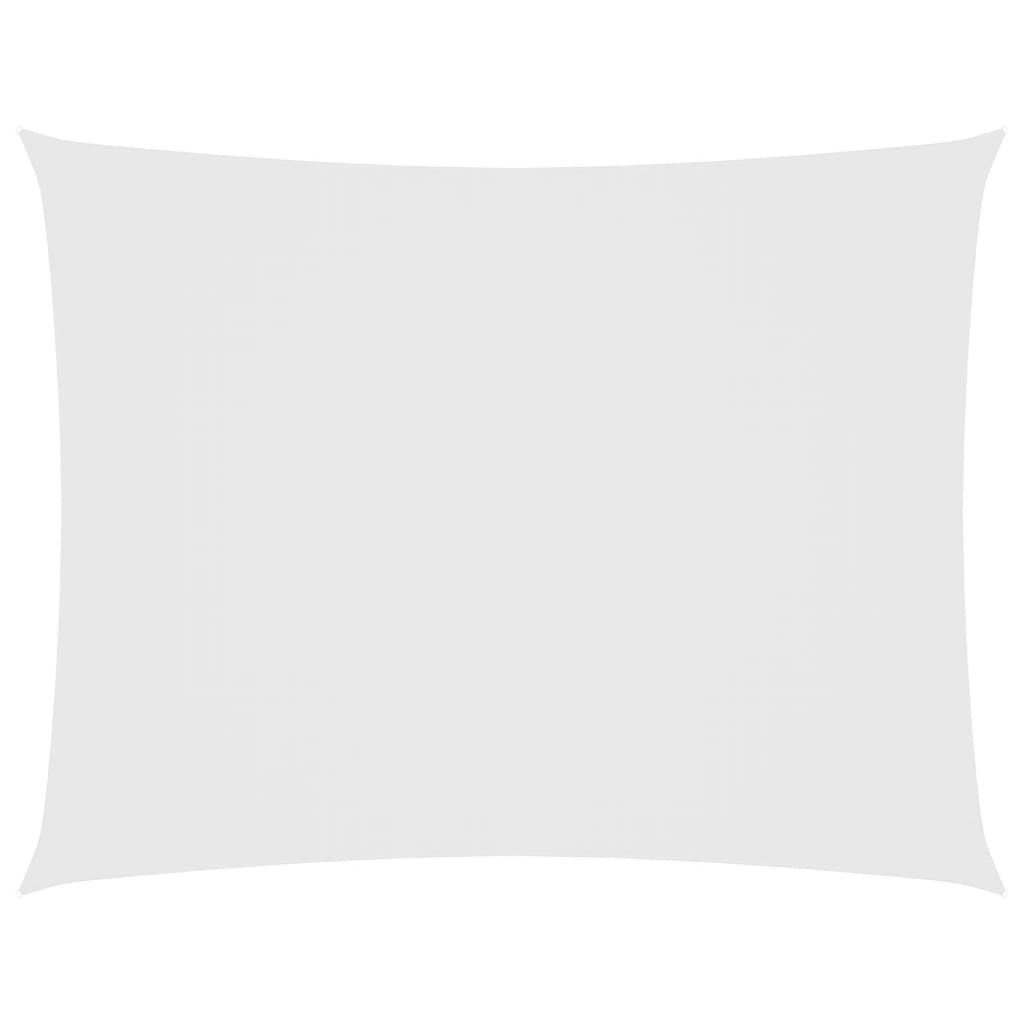Parasole a Vela Oxford Rettangolare 2,5x4 m Bianco - homemem39