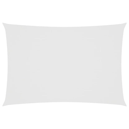 Parasole a Vela Oxford Rettangolare 2,5x4,5 m Bianco