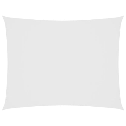 Parasole a Vela Oxford Rettangolare 3x4 m Bianco