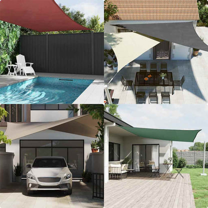 Parasole a Vela Oxford Rettangolare 3x4,5 m Bianco