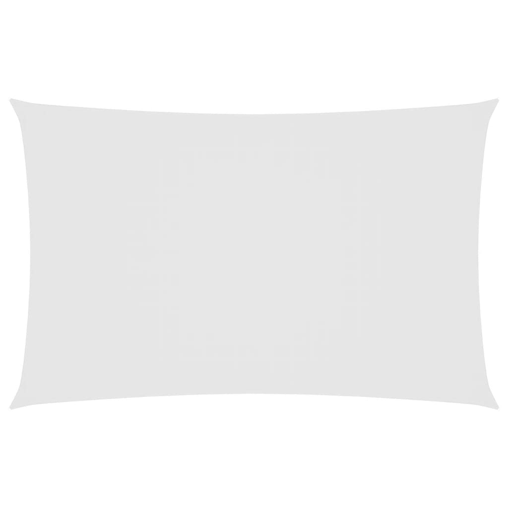 Parasole a Vela Oxford Rettangolare 6x8 m Bianco | homemem39
