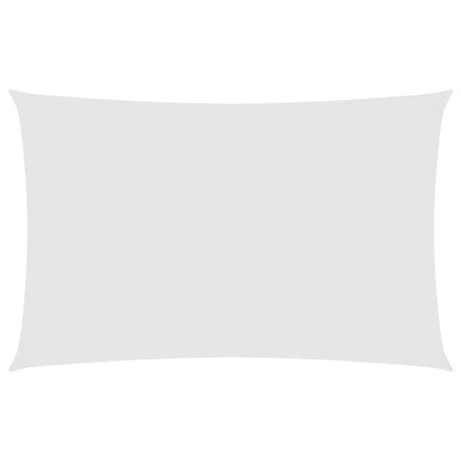 Parasole a Vela Oxford Rettangolare 6x8 m Bianco | homemem39