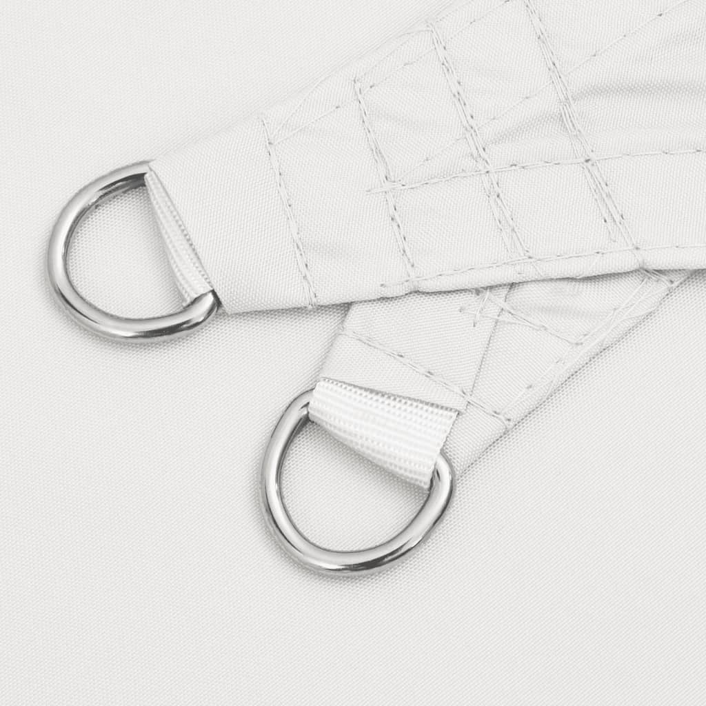 Parasole a Vela Oxford Triangolare 2,5x2,5x3,5 m Bianco | homemem39