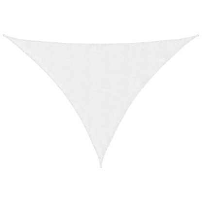 Parasole a Vela Oxford Triangolare 3x4x4 m Bianco