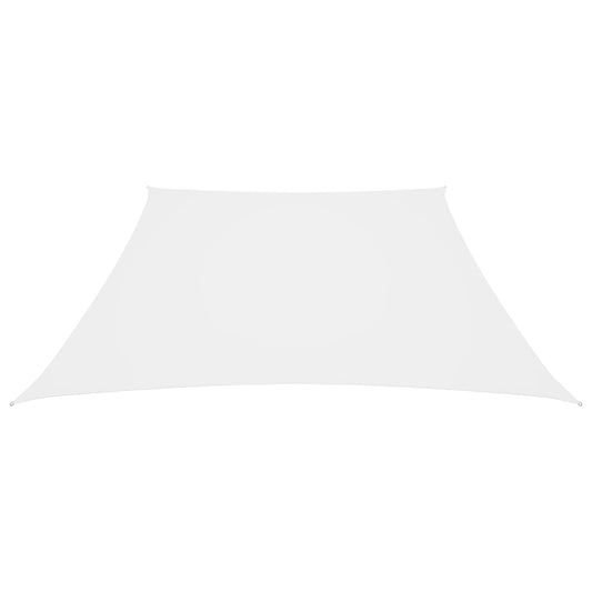 Parasole a Vela in Tela Oxford a Trapezio 2/4x3 m Bianco
