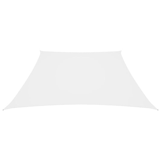 Parasole a Vela in Tela Oxford a Trapezio 3/4x3 m Bianco - homemem39