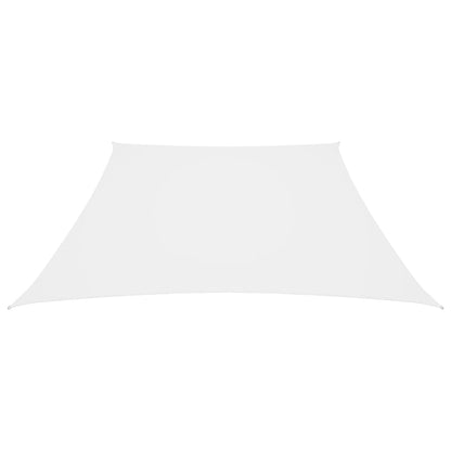Parasole a Vela in Tela Oxford a Trapezio 3/5x4 m Bianco - homemem39