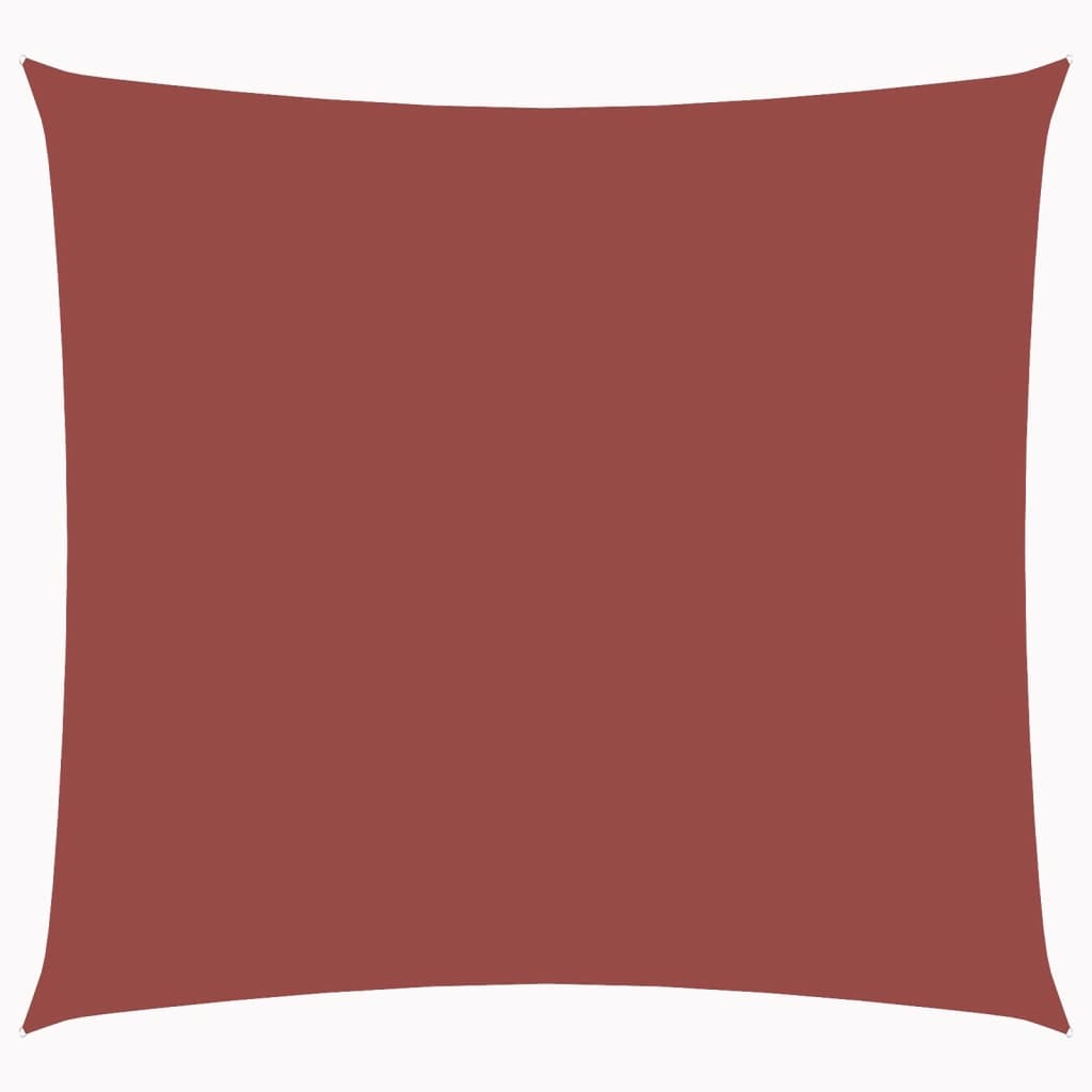 Vela Parasole in Tela Oxford Quadrata 2,5x2,5 m Terracotta | homemem39