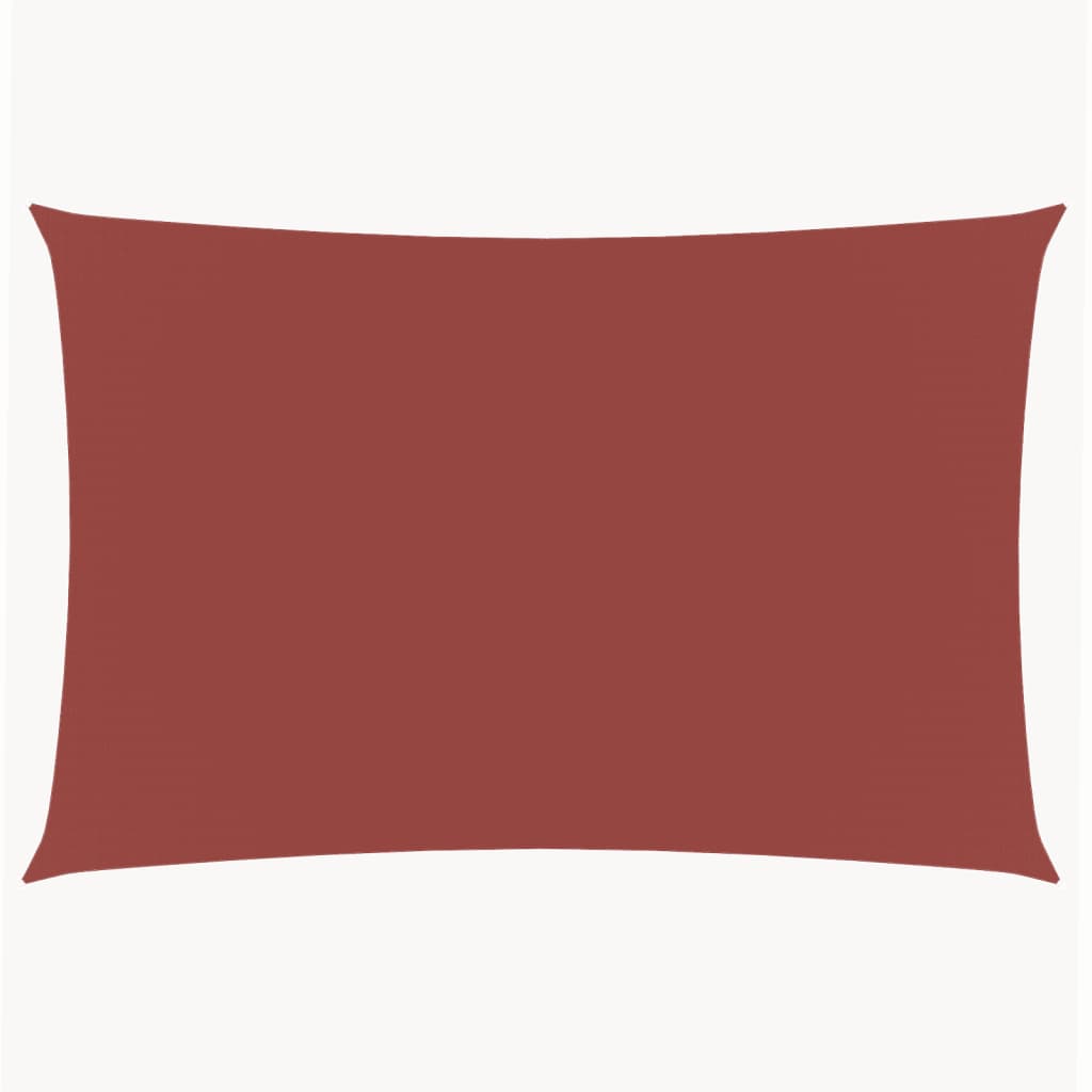 Parasole a Vela Oxford Rettangolare 2x5 m Terracotta | homemem39