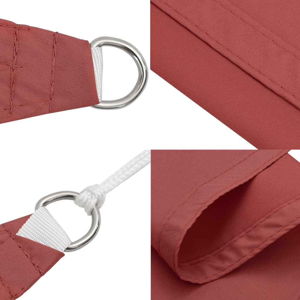 Parasole a Vela Oxford Rettangolare 2x5 m Terracotta | homemem39