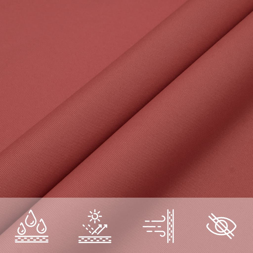 Parasole a Vela Oxford Rettangolare 2x5 m Terracotta | homemem39
