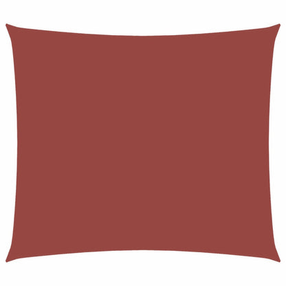 Parasole a Vela Oxford Rettangolare 2,5x3,5 m Terracotta | homemem39