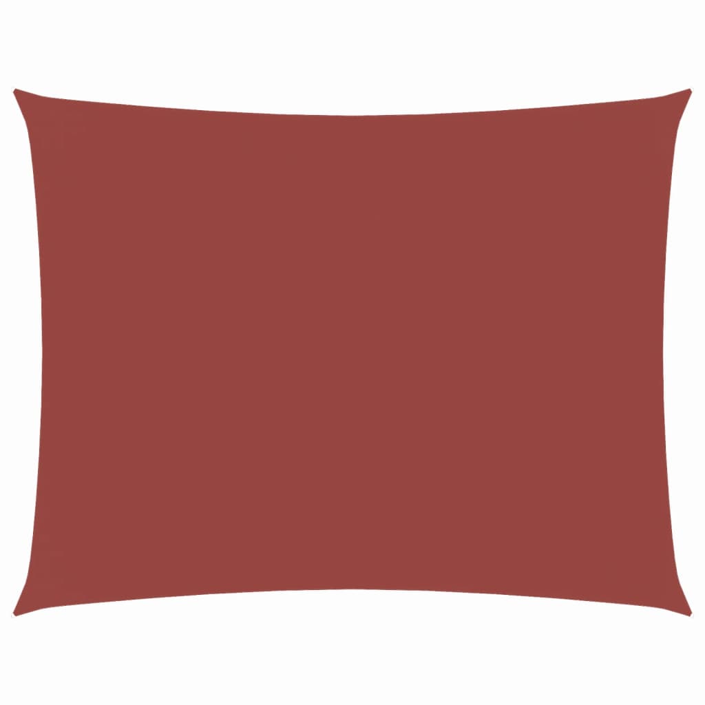 Parasole a Vela Oxford Rettangolare 3x4 m Terracotta | homemem39
