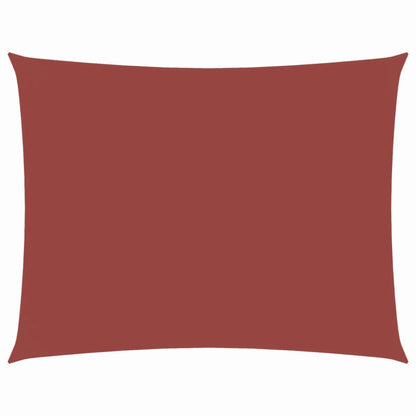 Parasole a Vela Oxford Rettangolare 3x4 m Terracotta | homemem39