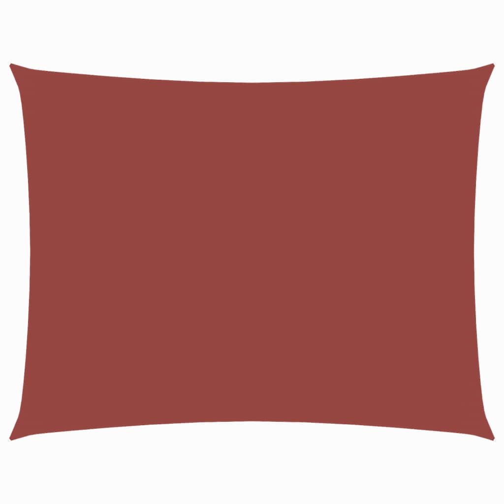 Parasole a Vela Oxford Rettangolare 5x6 m Terracotta | homemem39