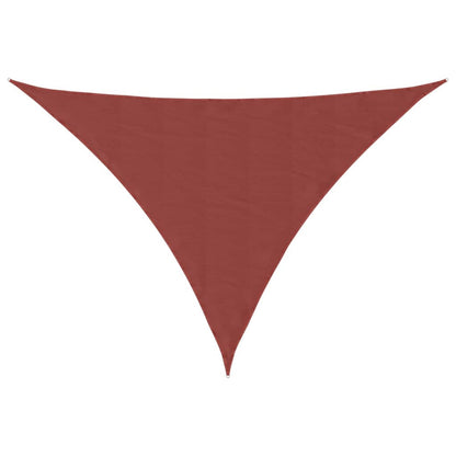 Parasole a Vela Tessuto Oxford Triangolare 4x4x5,8m Terracotta | homemem39