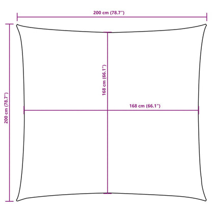 Vela Parasole in Tela Oxford Quadrata 2x2 m Talpa | homemem39