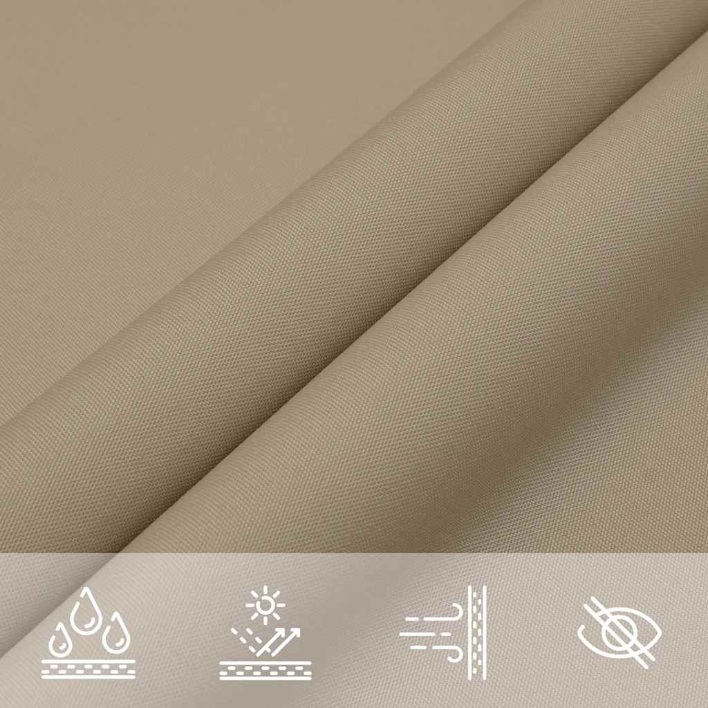 Parasole a Vela in Tessuto Oxford Rettangolare 3x6 m Bianco | homemem39