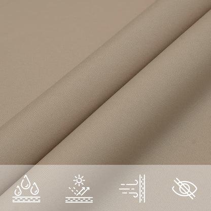 Parasole a Vela Tessuto Oxford Rettangolare 5x7m Talpa - homemem39