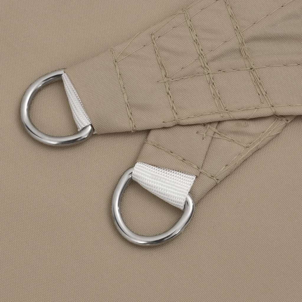 Parasole a Vela Oxford Triangolare 2,5x2,5x3,5 m Grigio Talpa