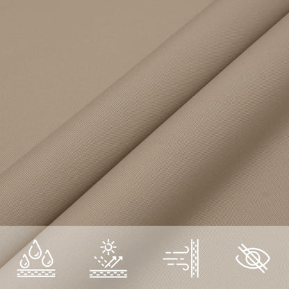 Parasole a Vela Oxford Triangolare 2,5x2,5x3,5 m Grigio Talpa | homemem39