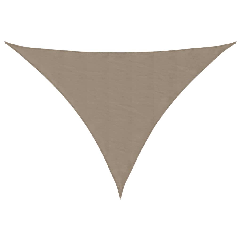 Parasole a Vela Oxford Triangolare 3x3x4,24 m Grigio Talpa | homemem39