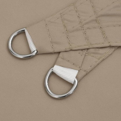 Parasole a Vela Oxford Triangolare 3x4x5 m Grigio Talpa
