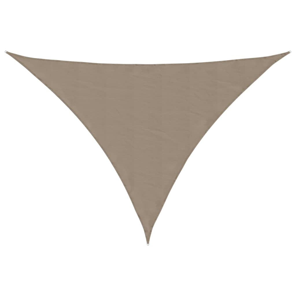 Parasole a Vela Oxford Triangolare 4x5x5 m Grigio Talpa | homemem39