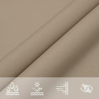 Parasole a Vela Oxford Triangolare 4x5x5 m Grigio Talpa | homemem39