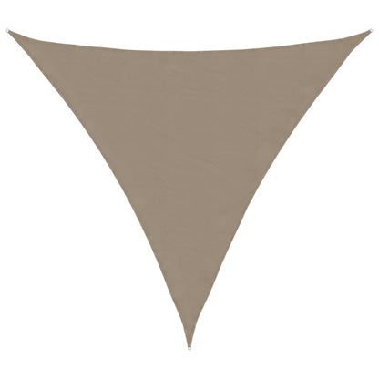 Parasole a Vela Oxford Triangolare 6x6x6 m Grigio Talpa | homemem39