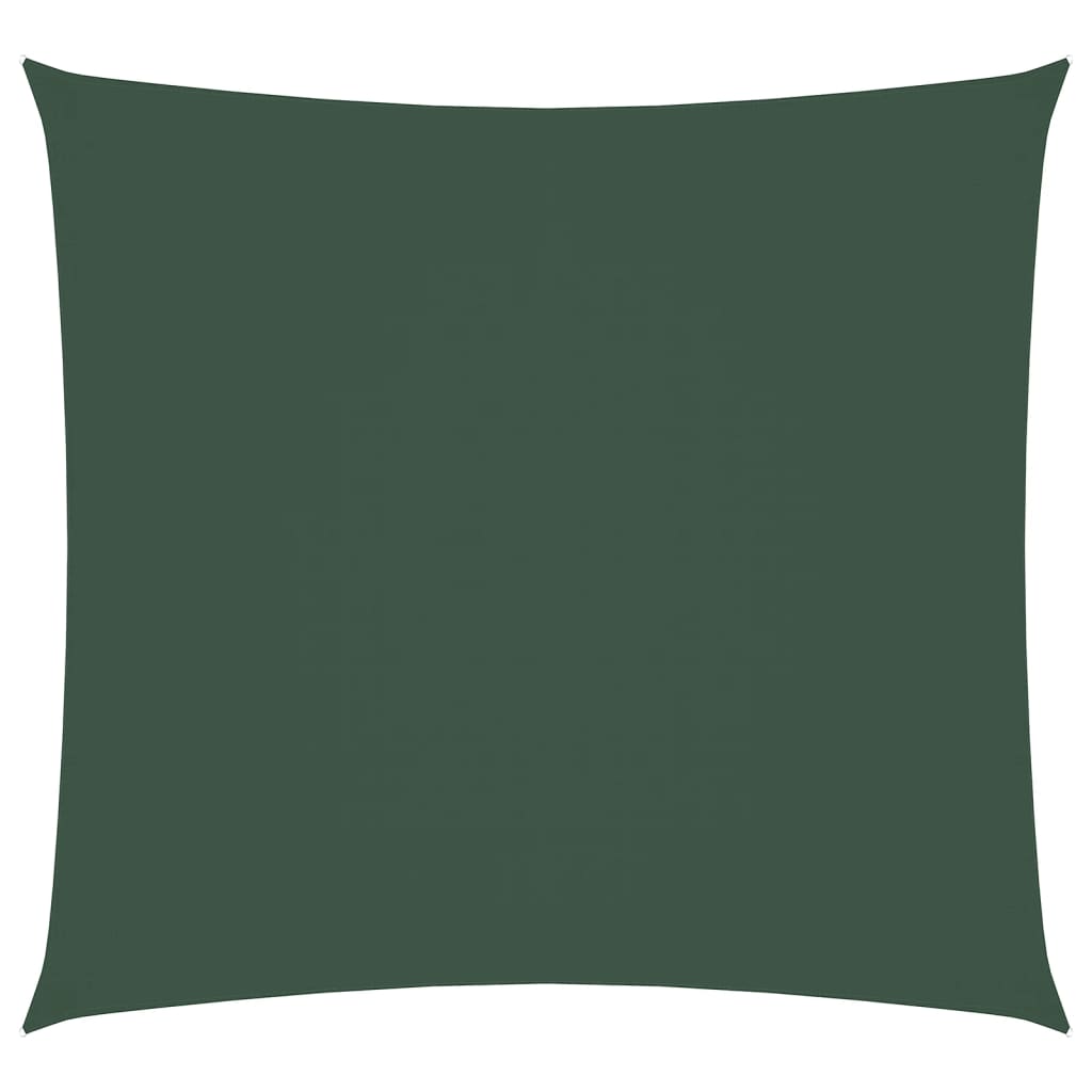 Vela Parasole in Tela Oxford Quadrata 2,5x2,5 m Verde Scuro | homemem39