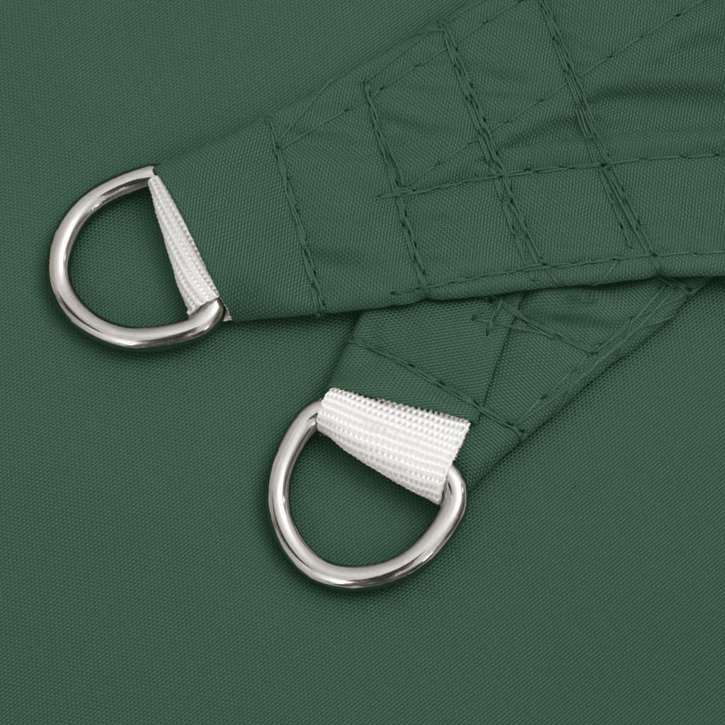 Parasole a Vela in Tela Oxford Quadrato 6x6 m Verde Scuro | homemem39