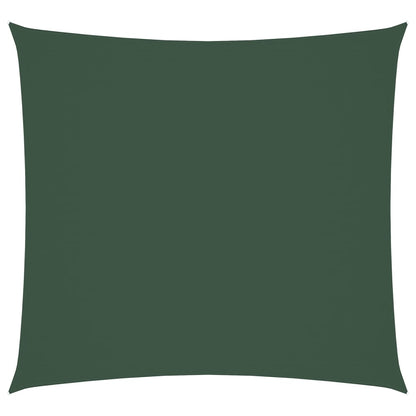 Parasole a Vela in Tela Oxford Quadrato 7x7 m Verde Scuro | homemem39