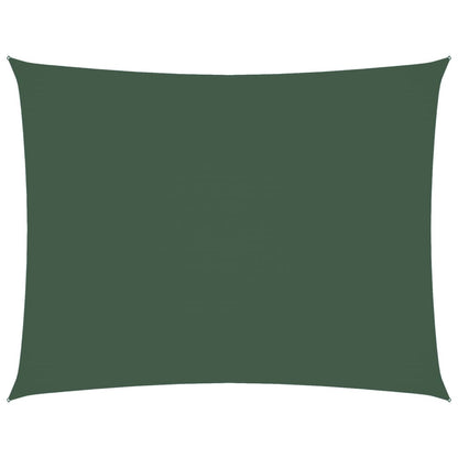 Parasole a Vela Oxford Rettangolare 2x3,5 m Verde Scuro | homemem39