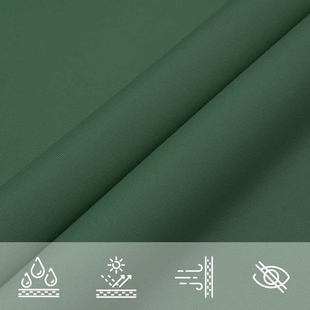 Parasole a Vela Oxford Rettangolare 2x4 m Verde Scuro | homemem39