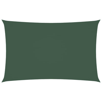 Parasole a Vela Oxford Rettangolare 2x4,5 m Verde Scuro | homemem39