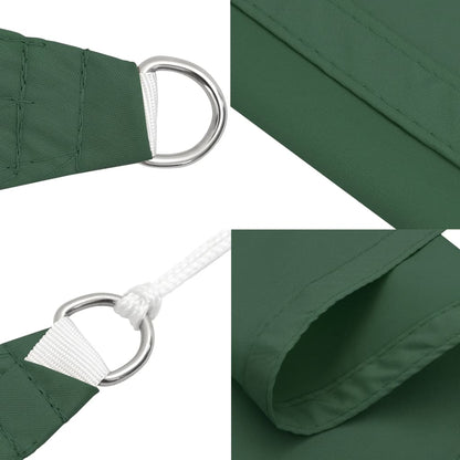 Parasole a Vela Oxford Rettangolare 2x4,5 m Verde Scuro | homemem39