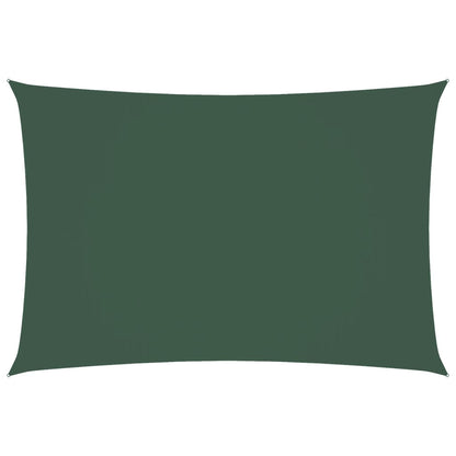 Vela Parasole Tessuto Oxford Rettangolare 2,5x4,5 m Verde Scuro | homemem39