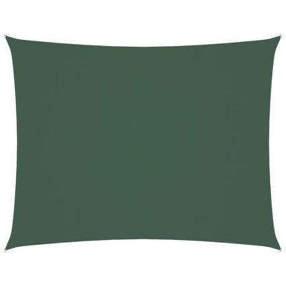 Parasole a Vela Oxford Rettangolare 3x4,5 m Verde Scuro | homemem39