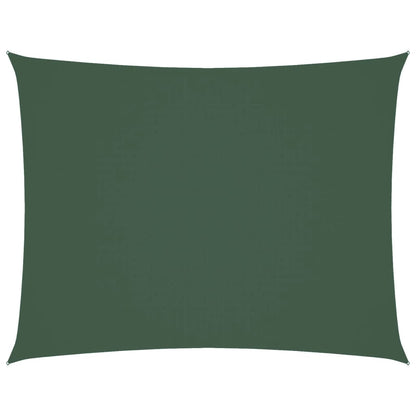 Parasole a Vela Oxford Rettangolare 4x6 m Verde Scuro | homemem39