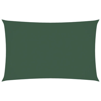 Parasole a Vela Oxford Rettangolare 4x7 m Verde Scuro | homemem39