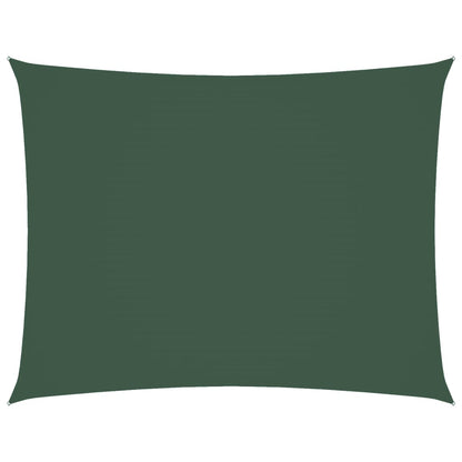 Parasole a Vela Oxford Rettangolare 5x7 m Verde Scuro | homemem39
