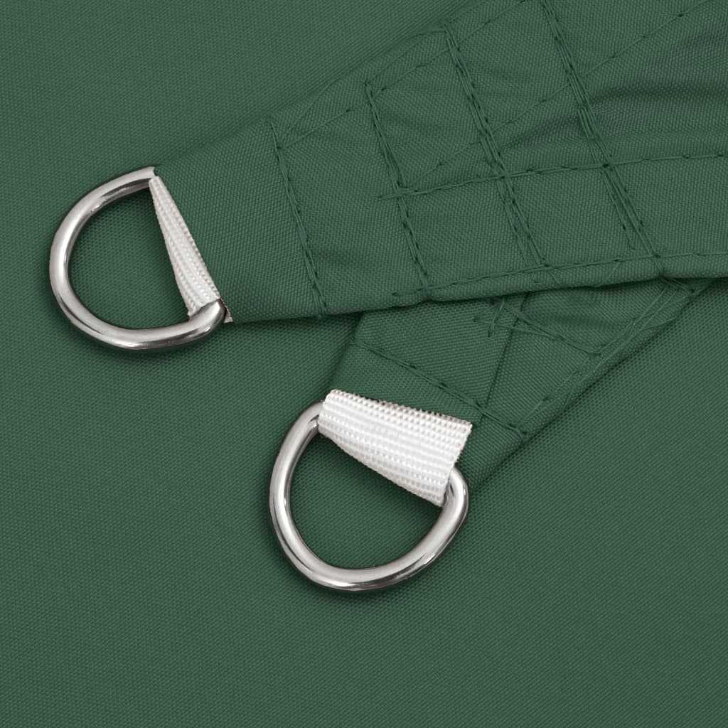 Parasole a Vela Oxford Rettangolare 6x7 m Verde Scuro | homemem39
