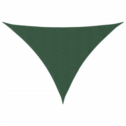 Parasole a Vela Oxford Triangolare 5x7x7 m Verde Scuro | homemem39