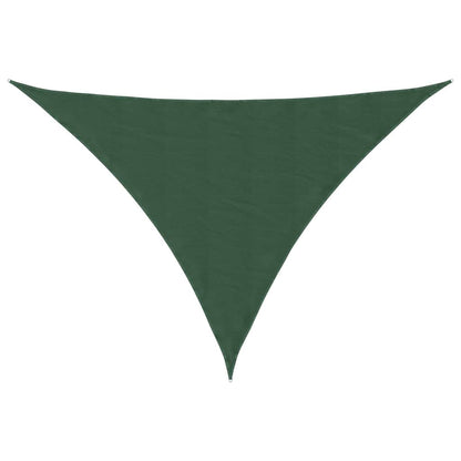 Parasole a Vela Oxford Triangolare 5x5x6 m Verde Scuro | homemem39