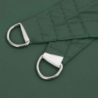 Parasole a Vela Oxford Triangolare 5x5x6 m Verde Scuro | homemem39